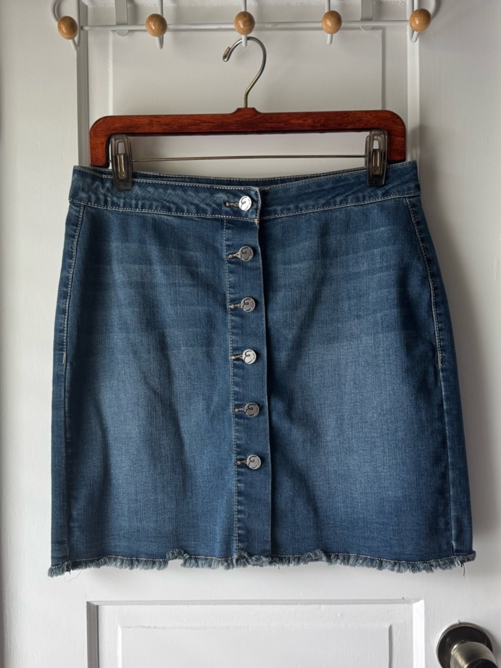 Earl Jeans Denim Mini Skirt